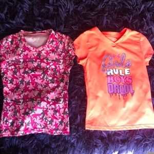 Two sports T-shirt for girls
